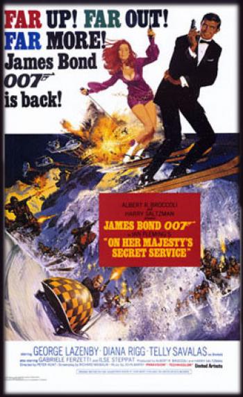 Agent 007 - On Her Majestic Secret Service Poster