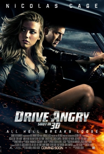 Drive Angry 3D Poster